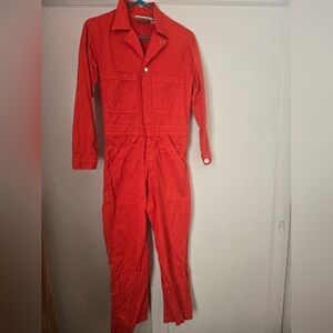 Big Bud Press Everyday Jumpsuit XS Red Orange